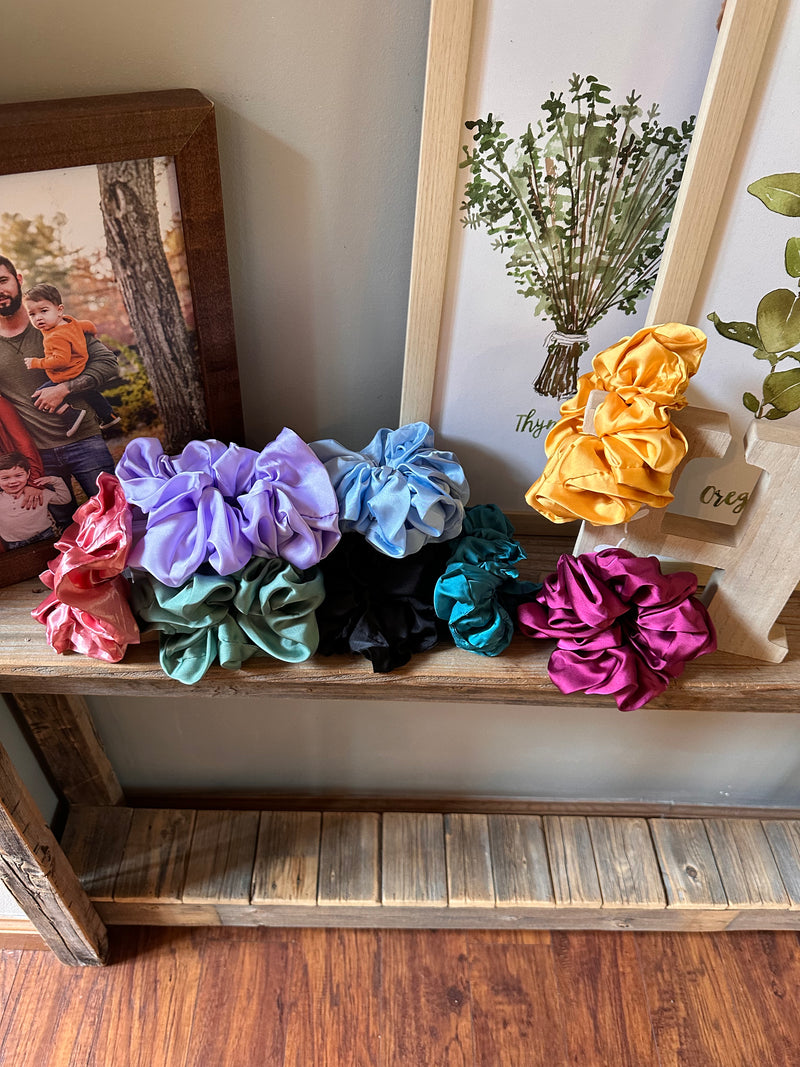 Extra Large Silk Scrunchies