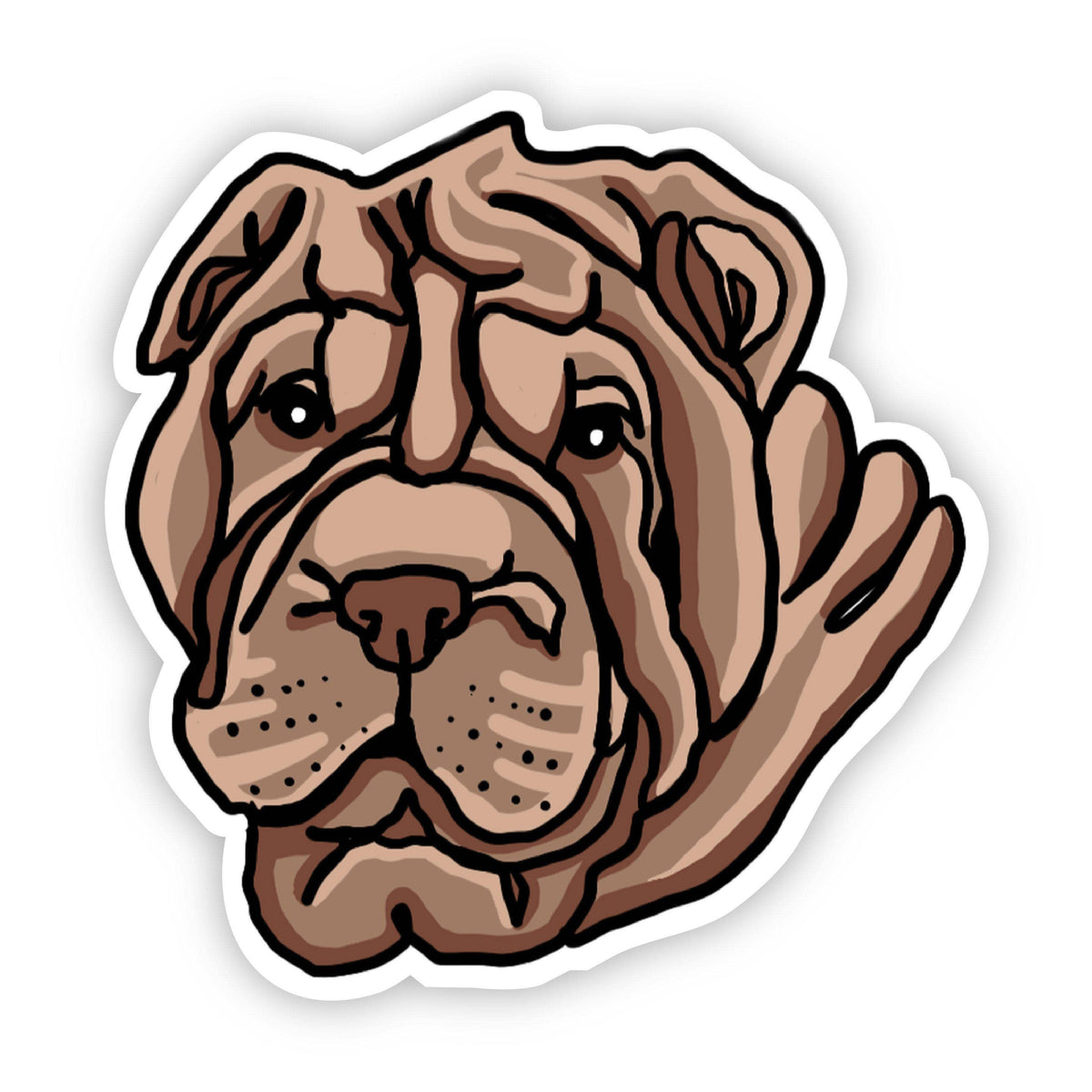 Shar-Pei Dog Sticker