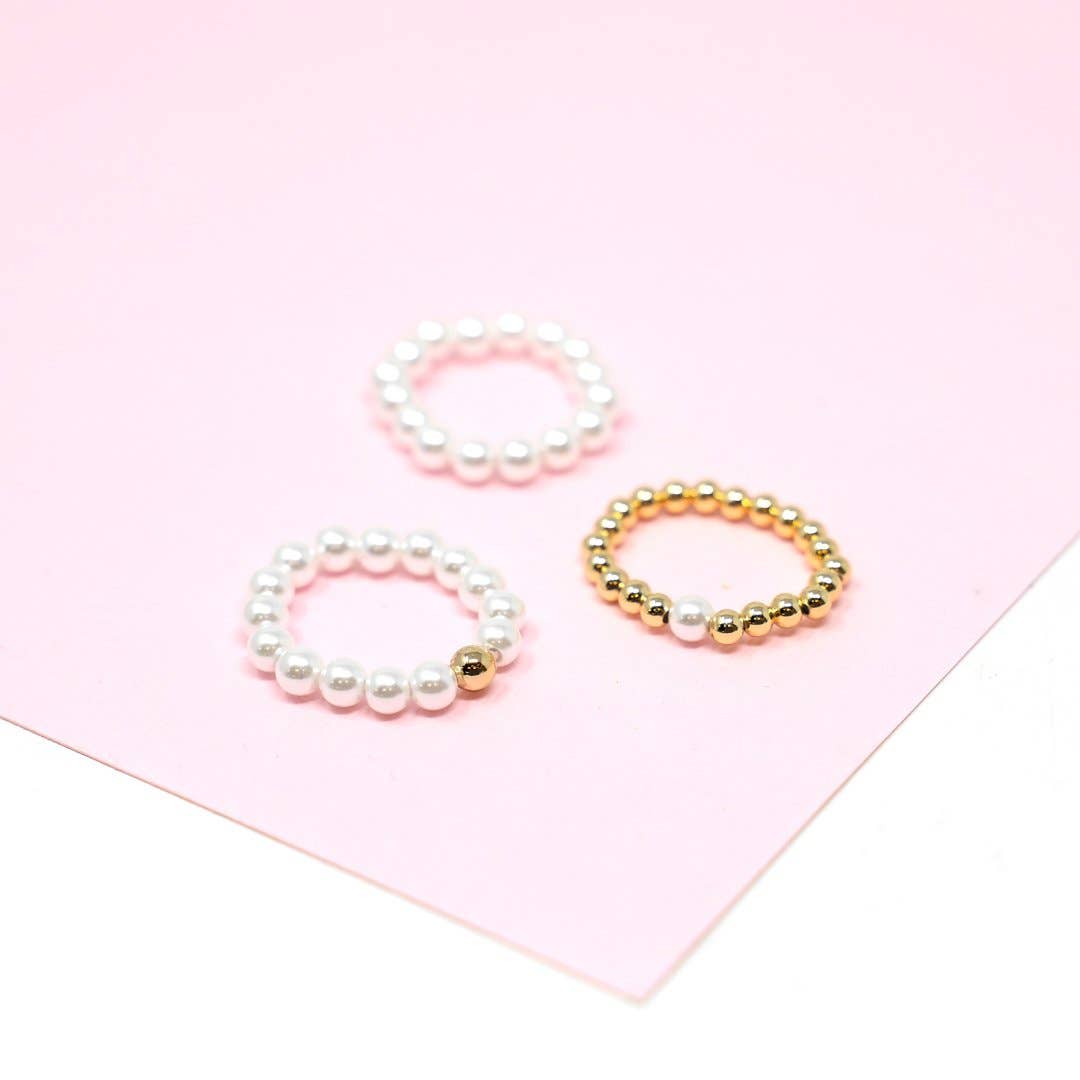 Beaded Stretch Rings