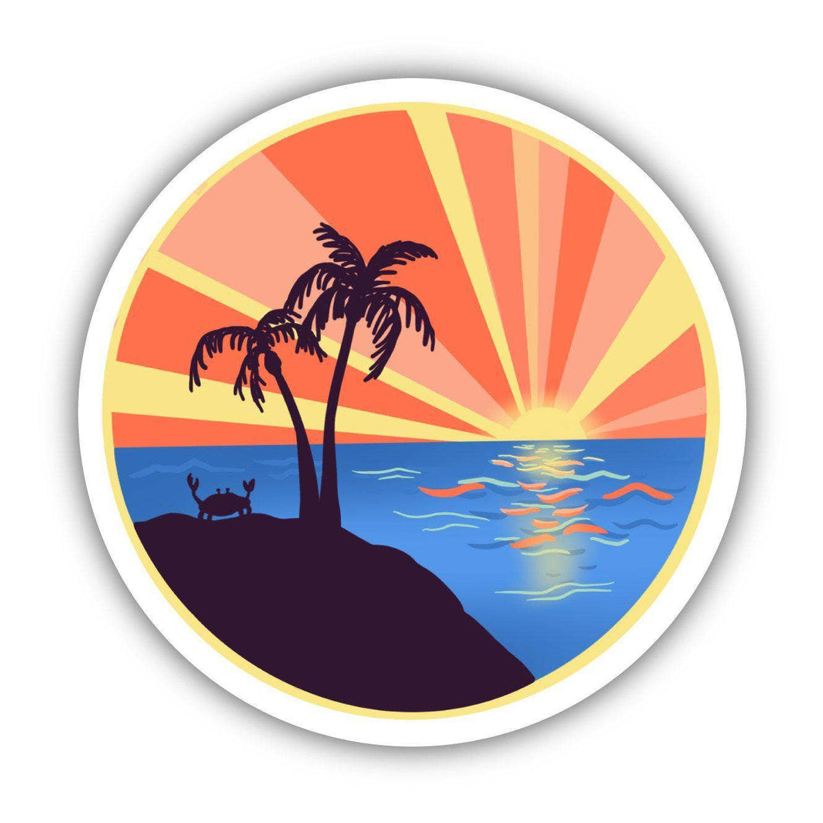 Ocean Sunset Sticker