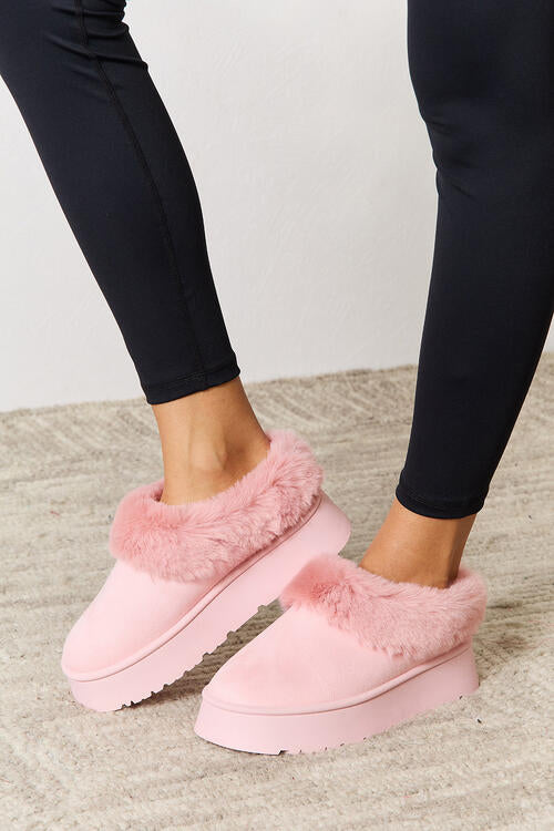 Furry Shorties | Pink