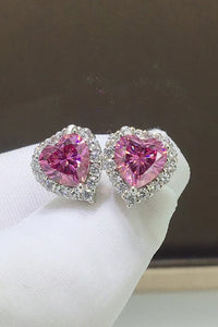 Pretty in Pink | 2 Carat Moissanite Earrings