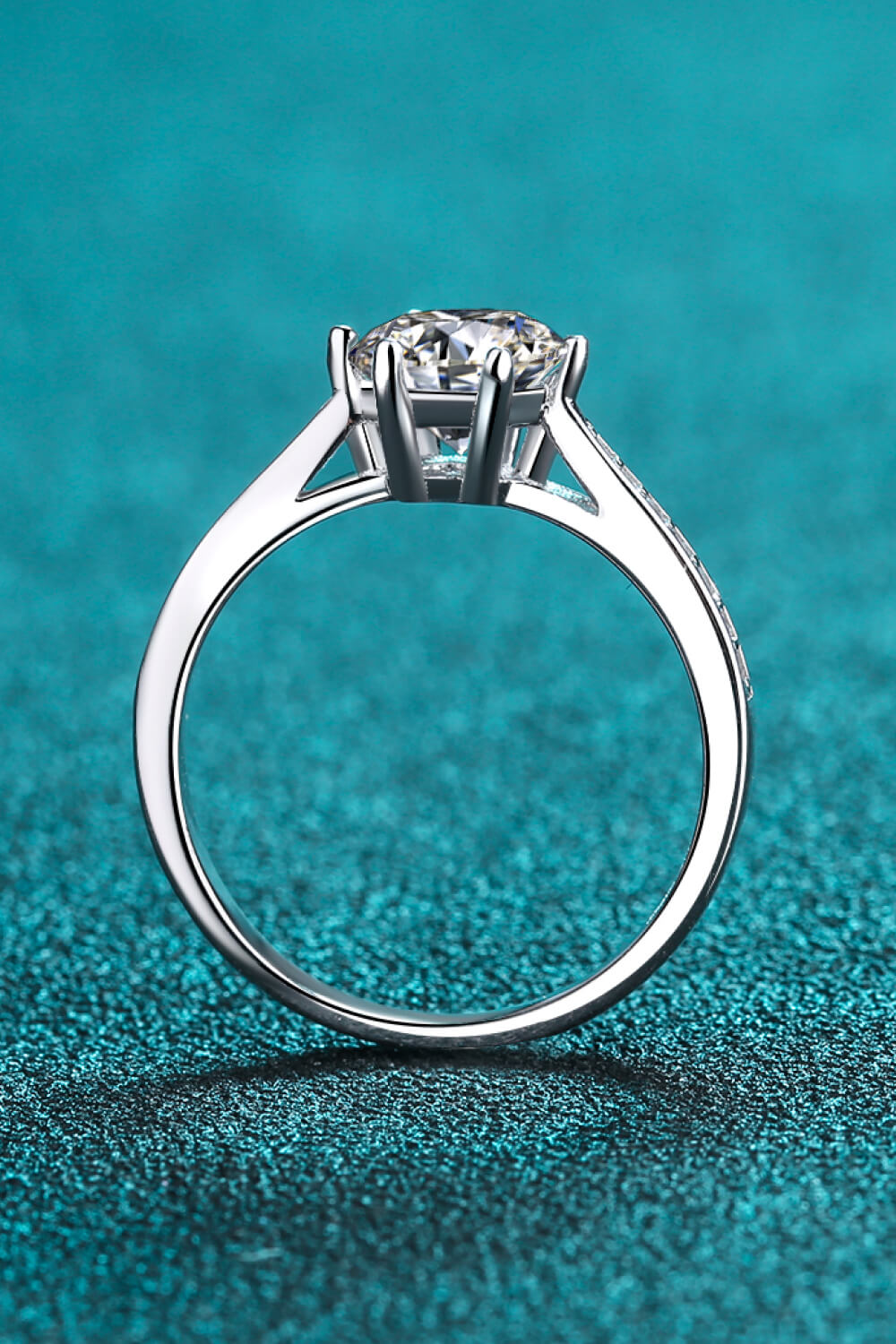 Frannie 925 Sterling Silver Moissanite Ring