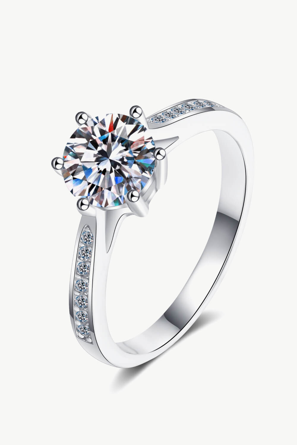 Frannie 925 Sterling Silver Moissanite Ring
