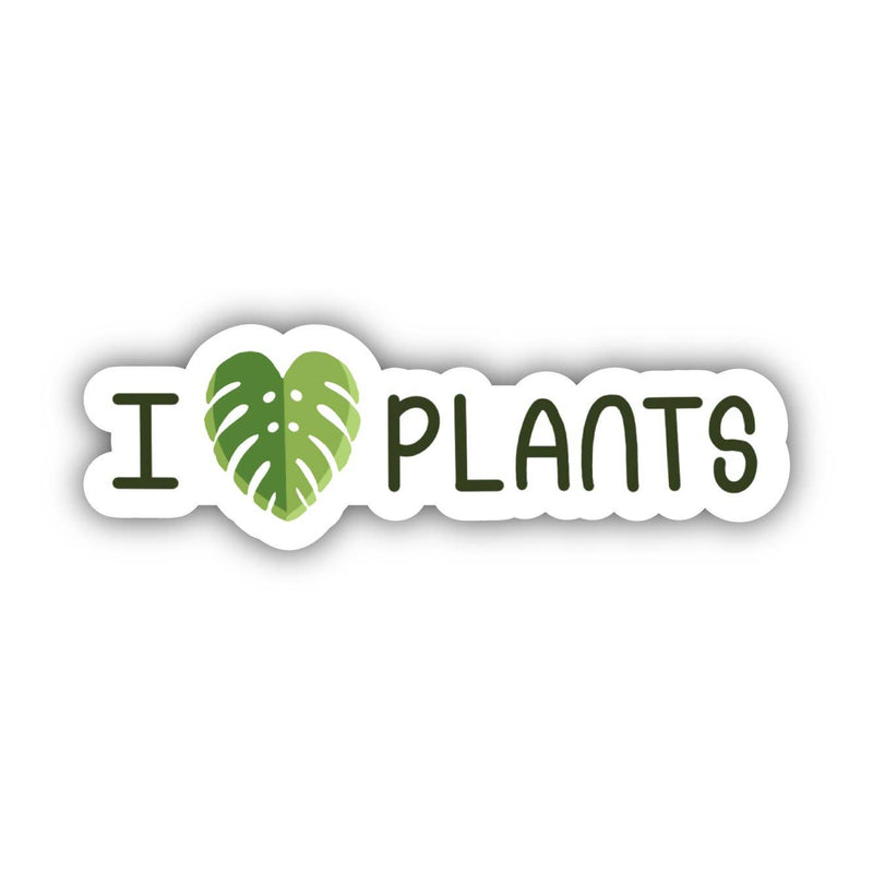 I Heart Plants Sticker