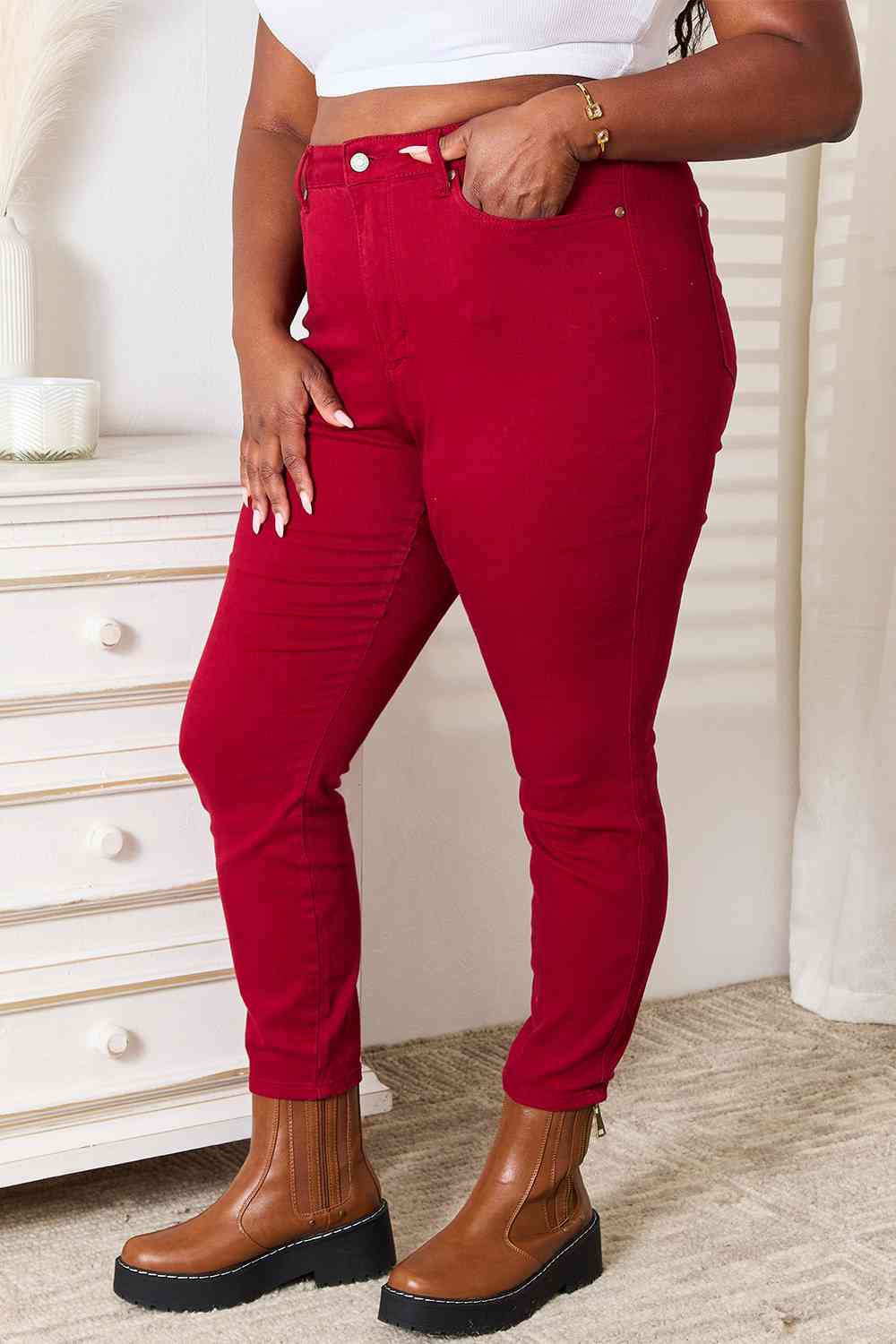 Arlet: Judy Blue Full Size High Waist Tummy Control Skinny Jeans